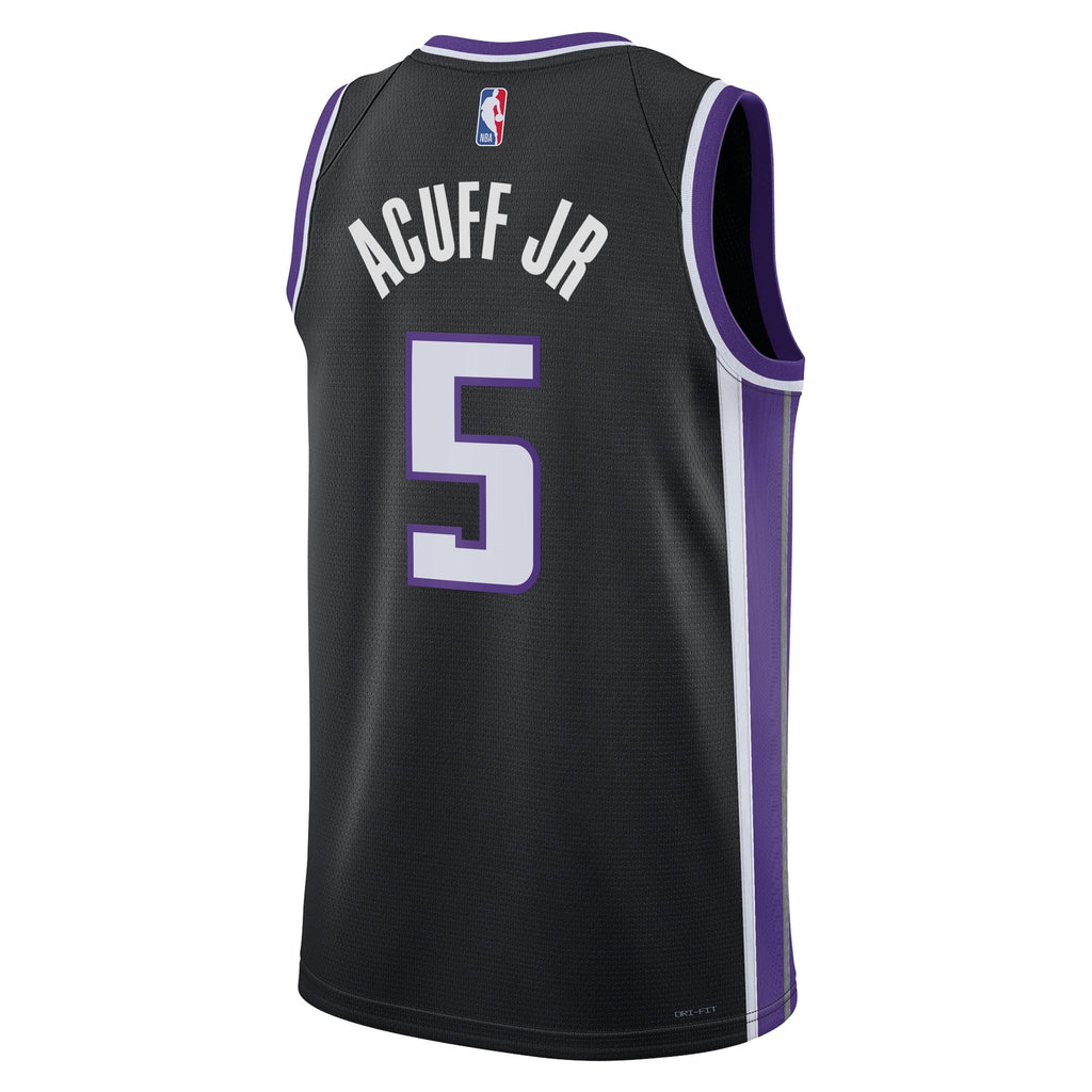Darius Acuff Jr. Sacramento Kings Swingman Icon Basketball Jersey - Black - Unisex