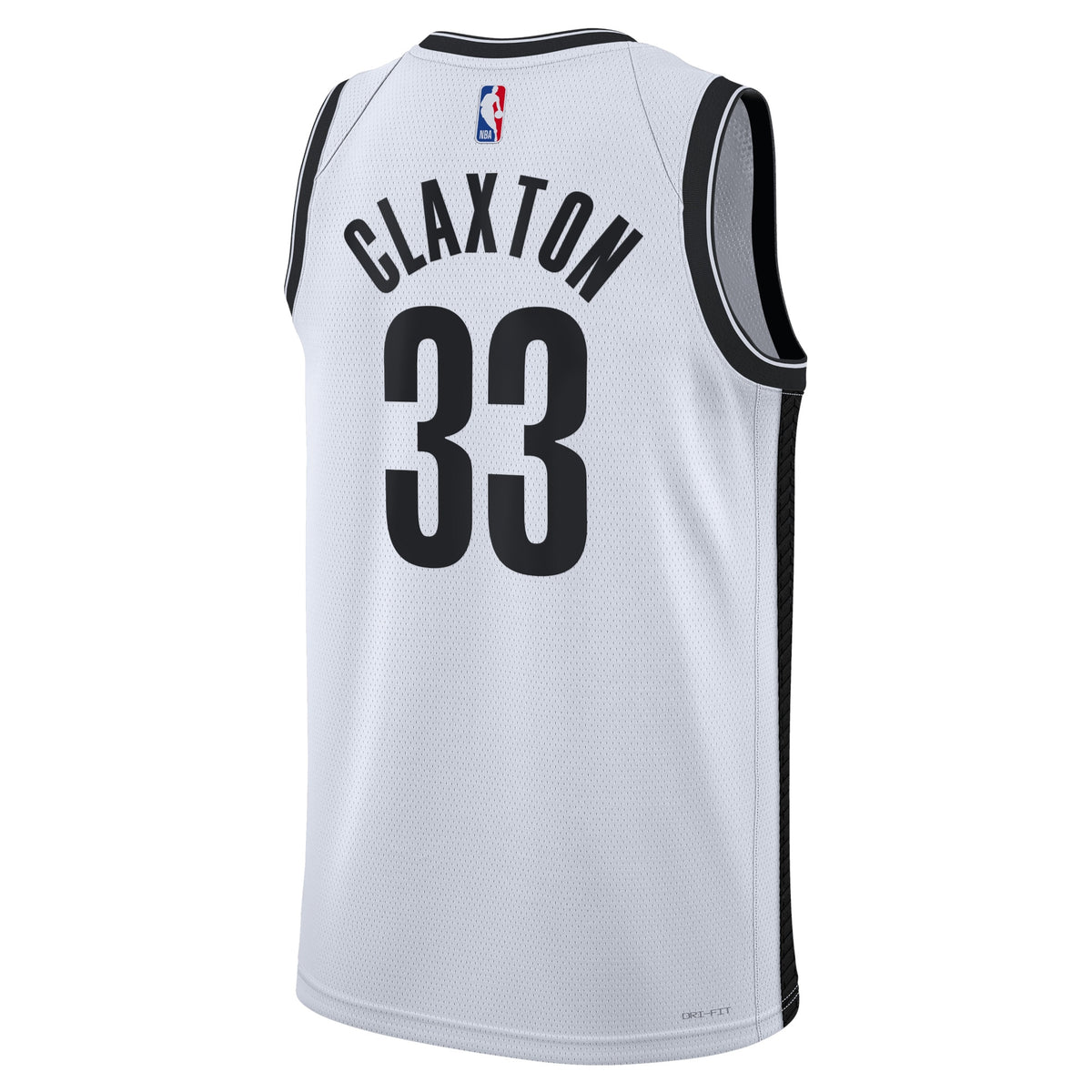 Nic Claxton Brooklyn Nets Association Edition Swingman Basketball Jersey - White - Unisex
