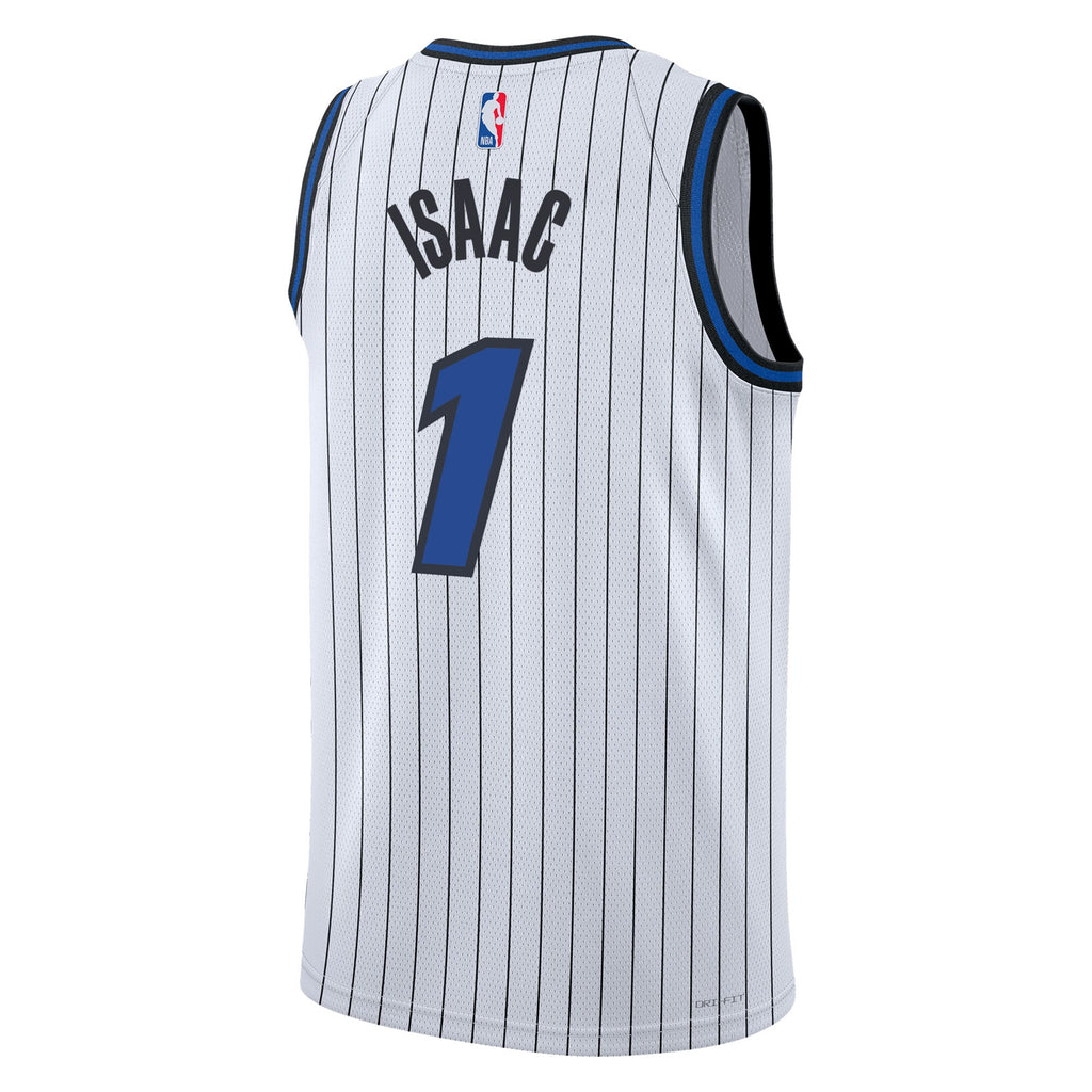 Jonathan Isaac Orlando Magic Association Edition Replica Swingman Basketball Jersey - White - Unisex