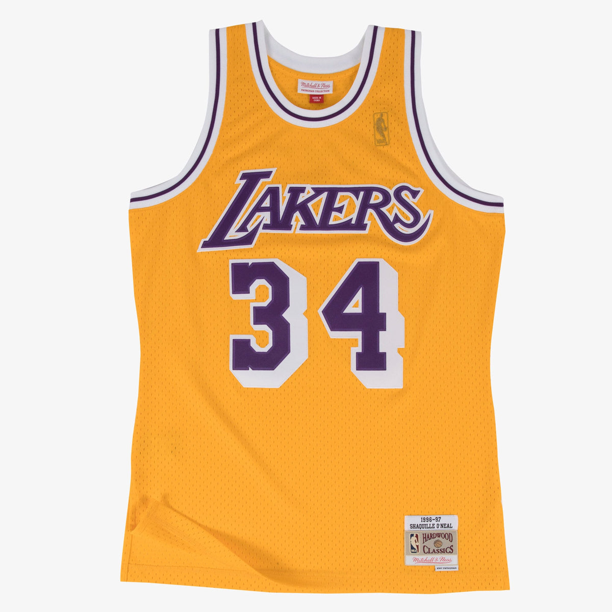Shaquille O'Neal Los Angeles Lakers 1996 Swingman Basketball Jersey