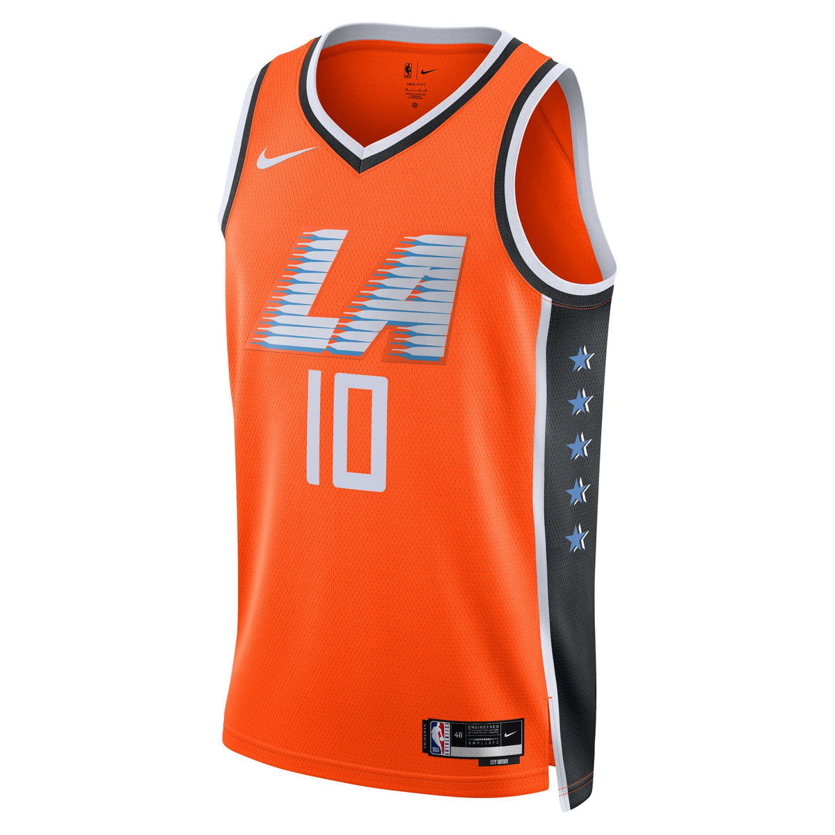 Darius Garland Los Angeles Clippers 2025/26 City Edition Swingman Basketball Jersey - Orange - Unisex