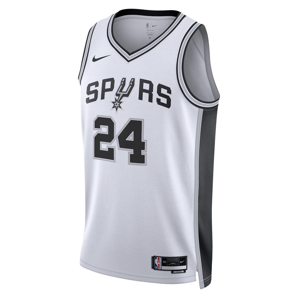 Devin Vassell San Antonio Spurs Association Edition Swingman Basketball Jersey - White - Unisex