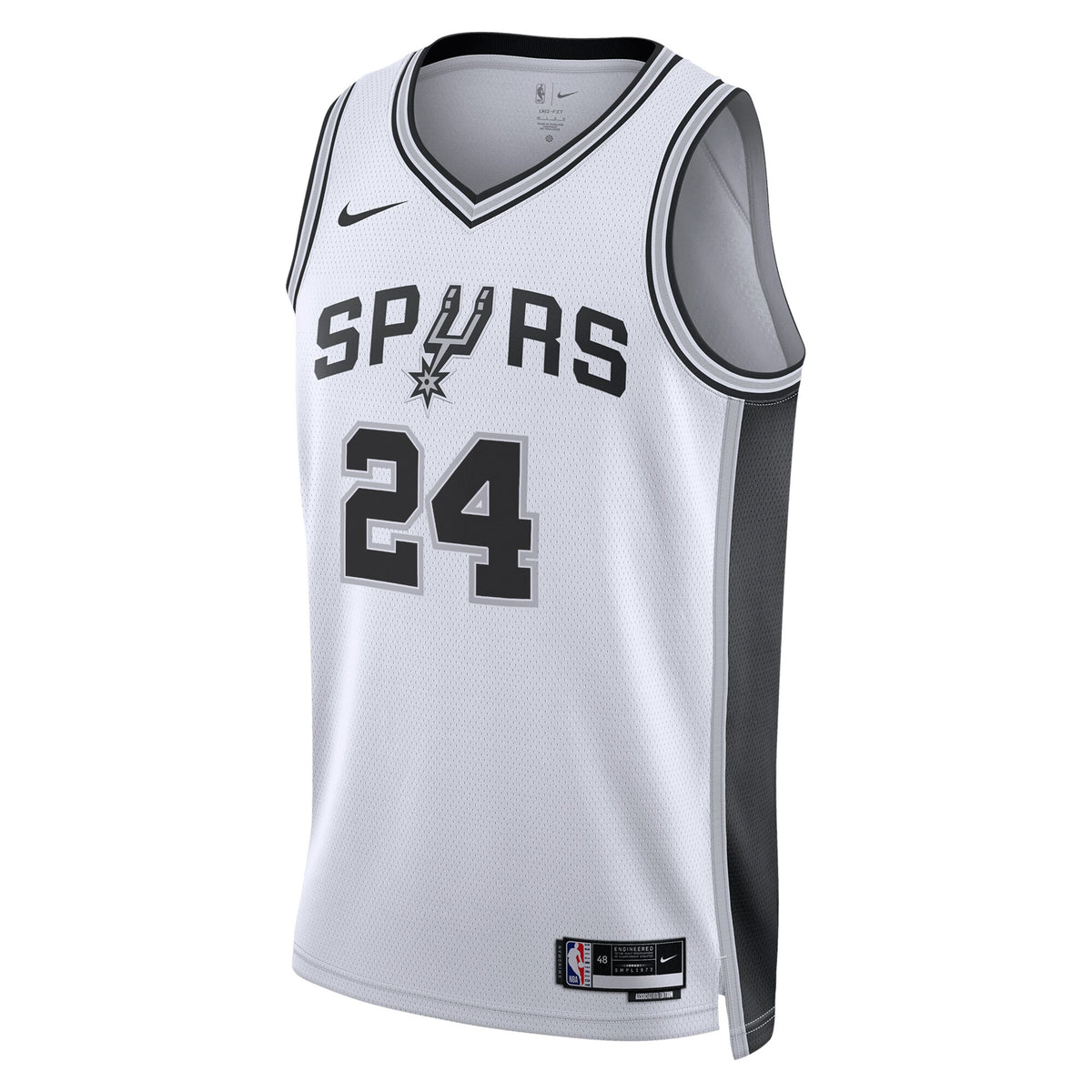 Devin Vassell San Antonio Spurs Association Edition Swingman Basketball Jersey - White - Unisex