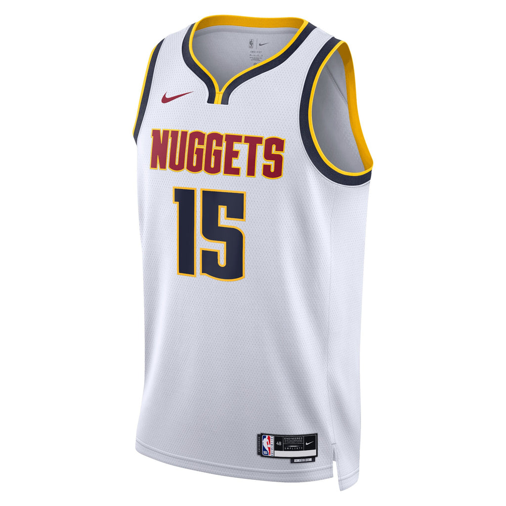 Nikola Jokić Denver Nuggets Association Edition Swingman Basketball Jersey - White - Unisex