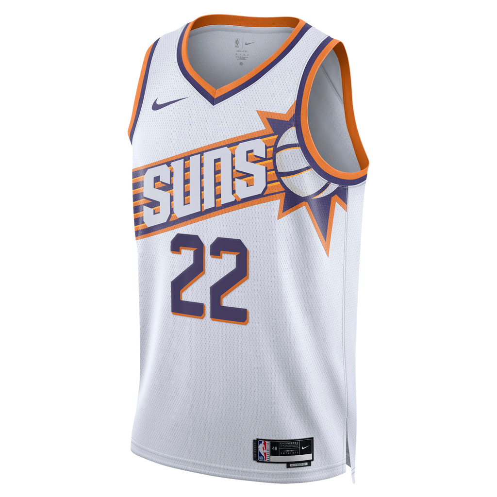 Miles Bridges Phoenix Suns Association Edition Swingman Basketball Jersey - White - Unisex