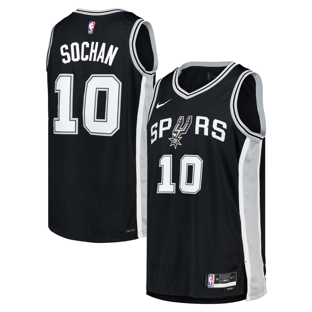 Jeremy Sochan San Antonio Spurs Icon Basketball Jersey - Unisex