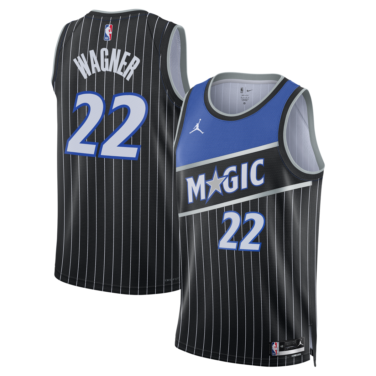 Franz Wagner Orlando Magic Statement Edition Swingman Basketball Jersey - Black - Unisex