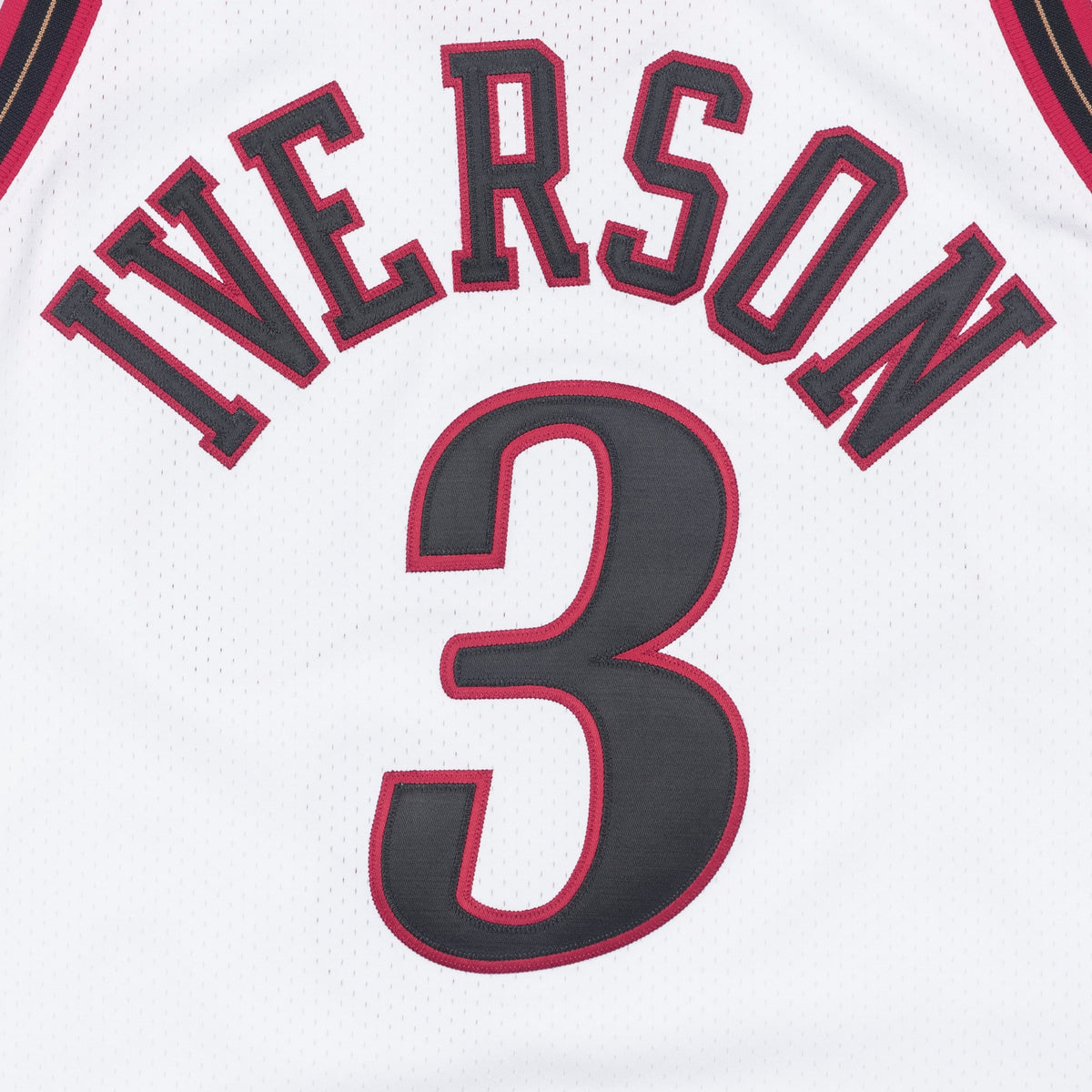 Allen Iverson Philadelphia 76ers 1997 Authentic Basketball Jersey - White