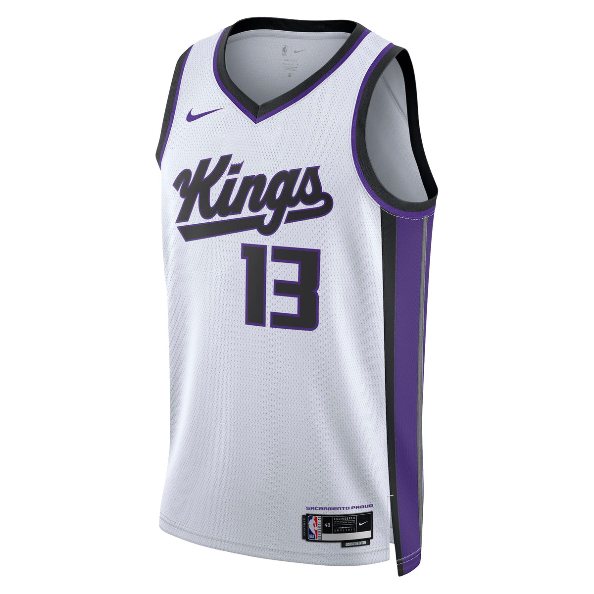 Keegan Murray Sacramento Kings Association Edition Swingman Basketball Jersey - White - Unisex