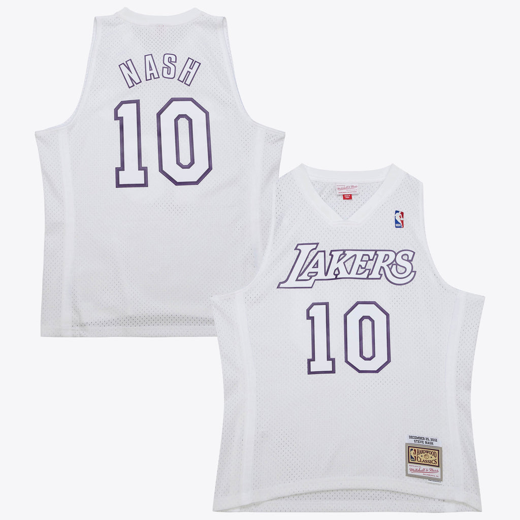 Steve Nash Los Angeles Lakers 2012 Day Authentic Basketball Jersey - White
