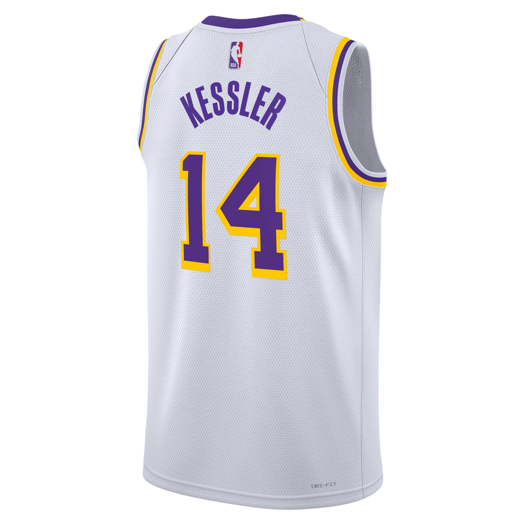 Walker Kessler Los Angeles Lakers Association Edition Swingman Basketball Jersey - White - Unisex