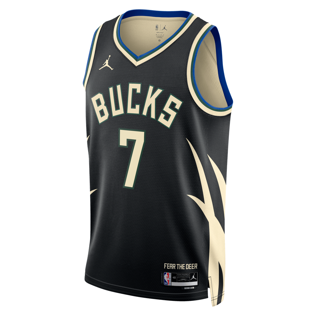 Kevin Porter Jr. Milwaukee Bucks Statement Edition Swingman Basketball Jersey - Hunter Green - Unisex