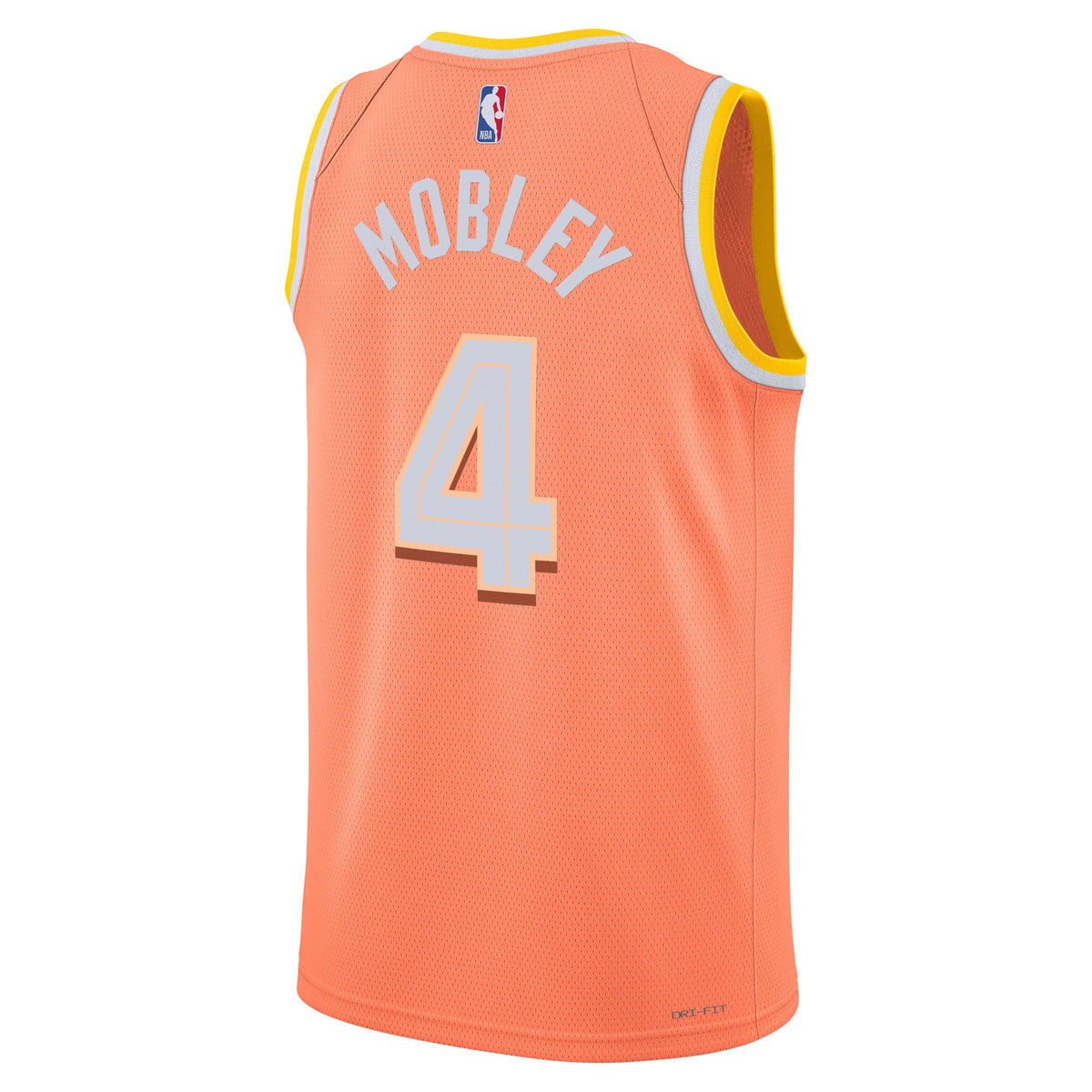 Evan Mobley Cleveland Cavaliers 2025/26 City Edition Swingman Basketball Jersey - Orange - Unisex