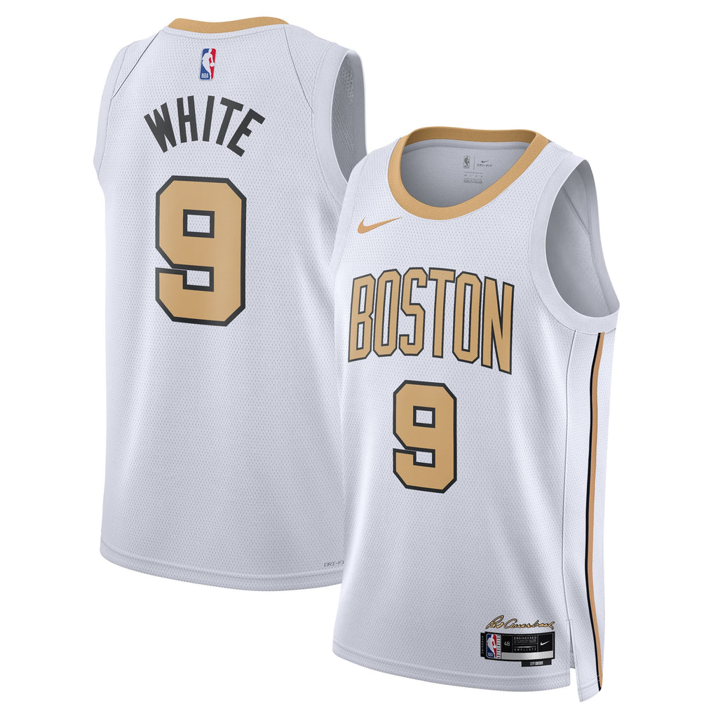 Derrick White Boston Celtics 2025/26 City Edition Swingman Basketball Jersey - White - Unisex
