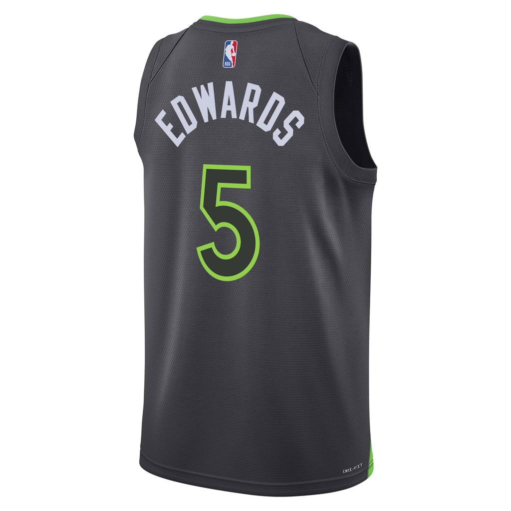 Anthony Edwards Minnesota Timberwolves Statement Edition Swingman Basketball Jersey - Gray - Unisex