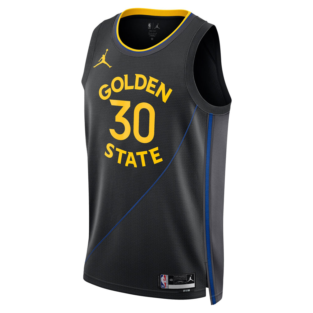 Stephen Curry Golden State Warriors 2024/25 Statement Edition Swingman Basketball Jersey - Black - Unisex