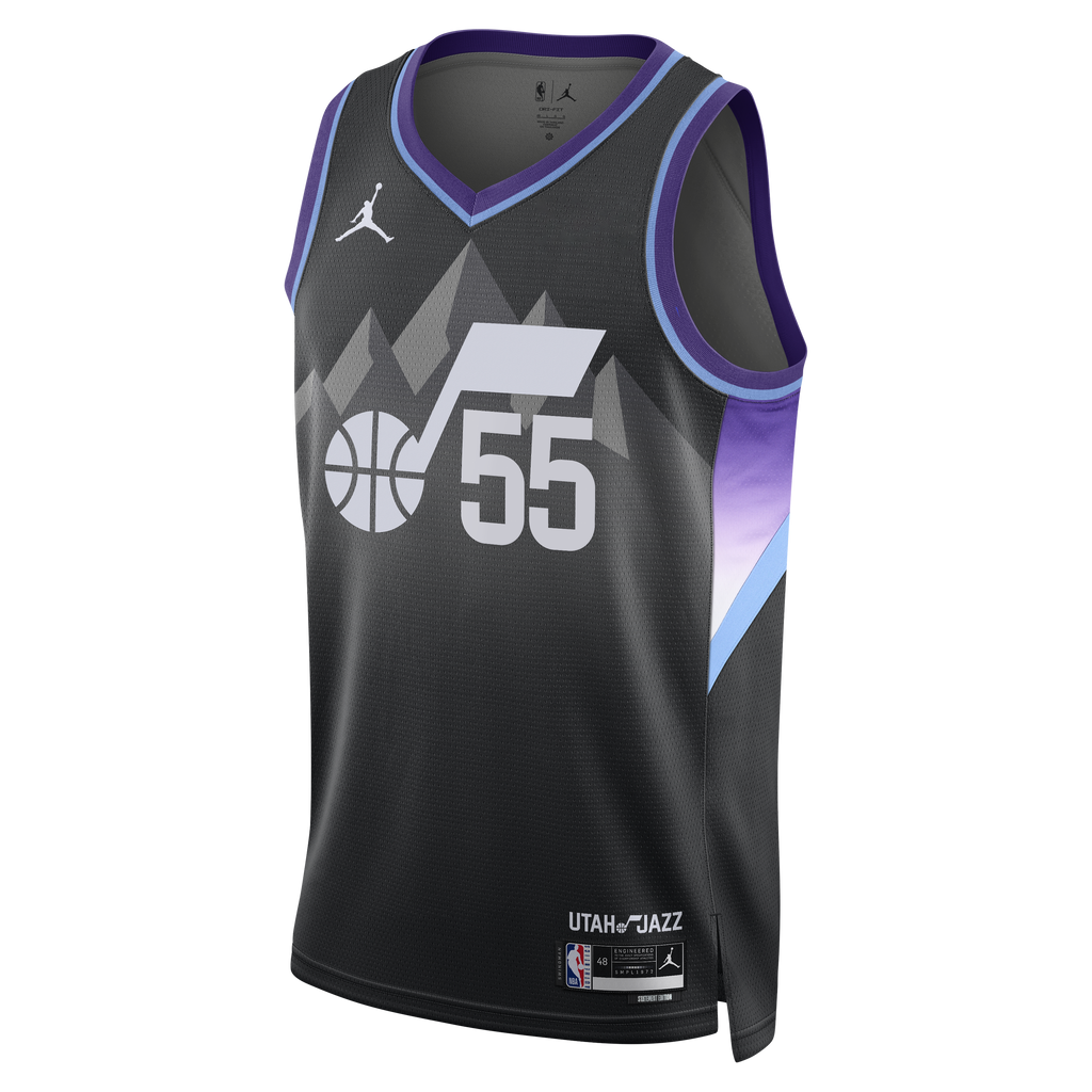 John Konchar Utah Jazz Statement Edition Swingman Basketball Jersey - Black - Unisex