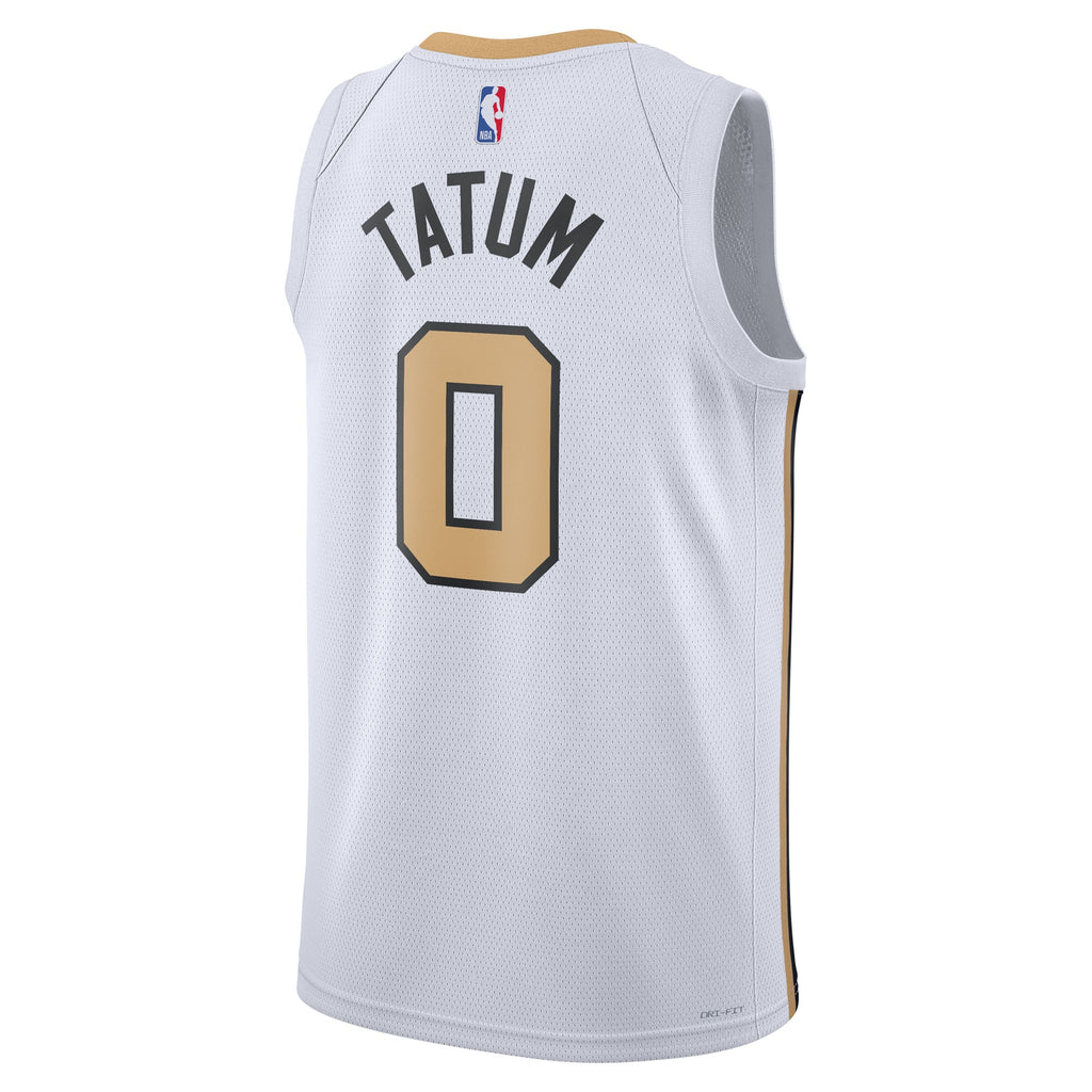 Jayson Tatum Boston Celtics 2025/26 City Edition Swingman Basketball Jersey - White - Unisex