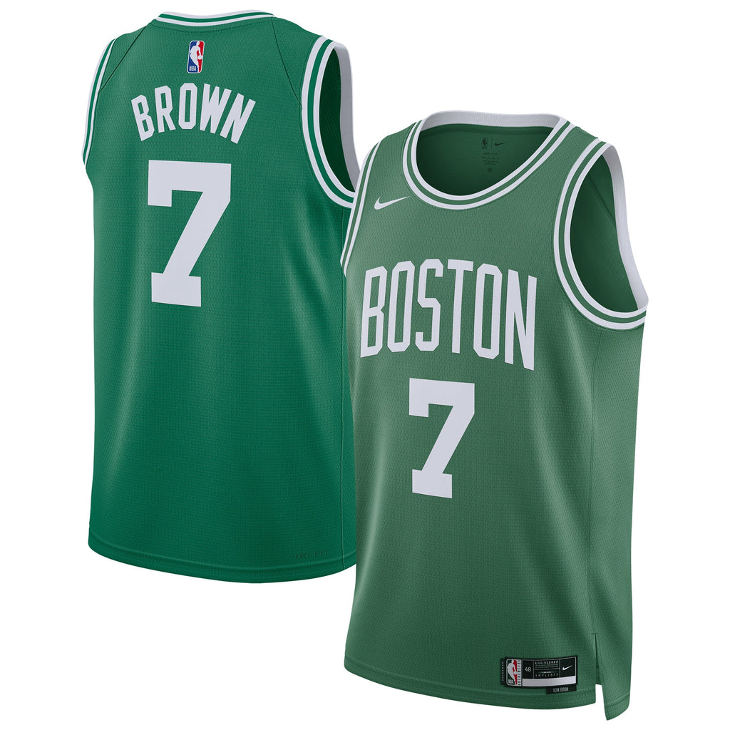 Jaylen Brown Boston Celtics Replica Swingman Icon Basketball Jersey - Unisex