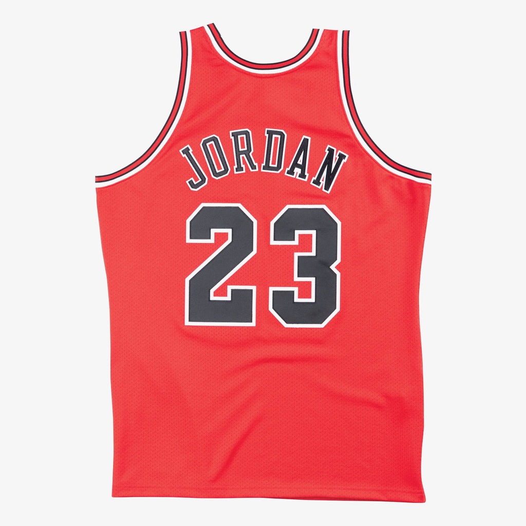 Michael Jordan Chicago Bulls 1995 - 96 Finals Authentic Road Basketball Jersey