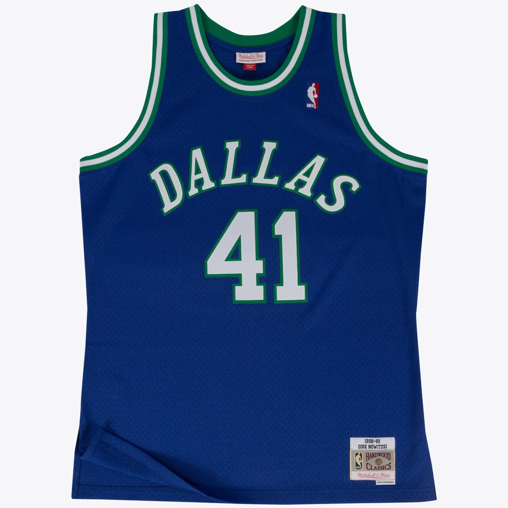 Dirk Nowitzki Dallas Mavericks 1998 - 99 Swingman Road Basketball Jersey