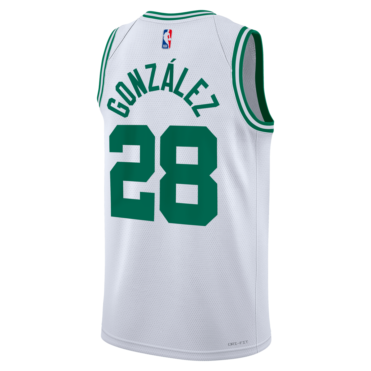Hugo González Boston Celtics Association Edition Swingman Basketball Jersey - White - Unisex