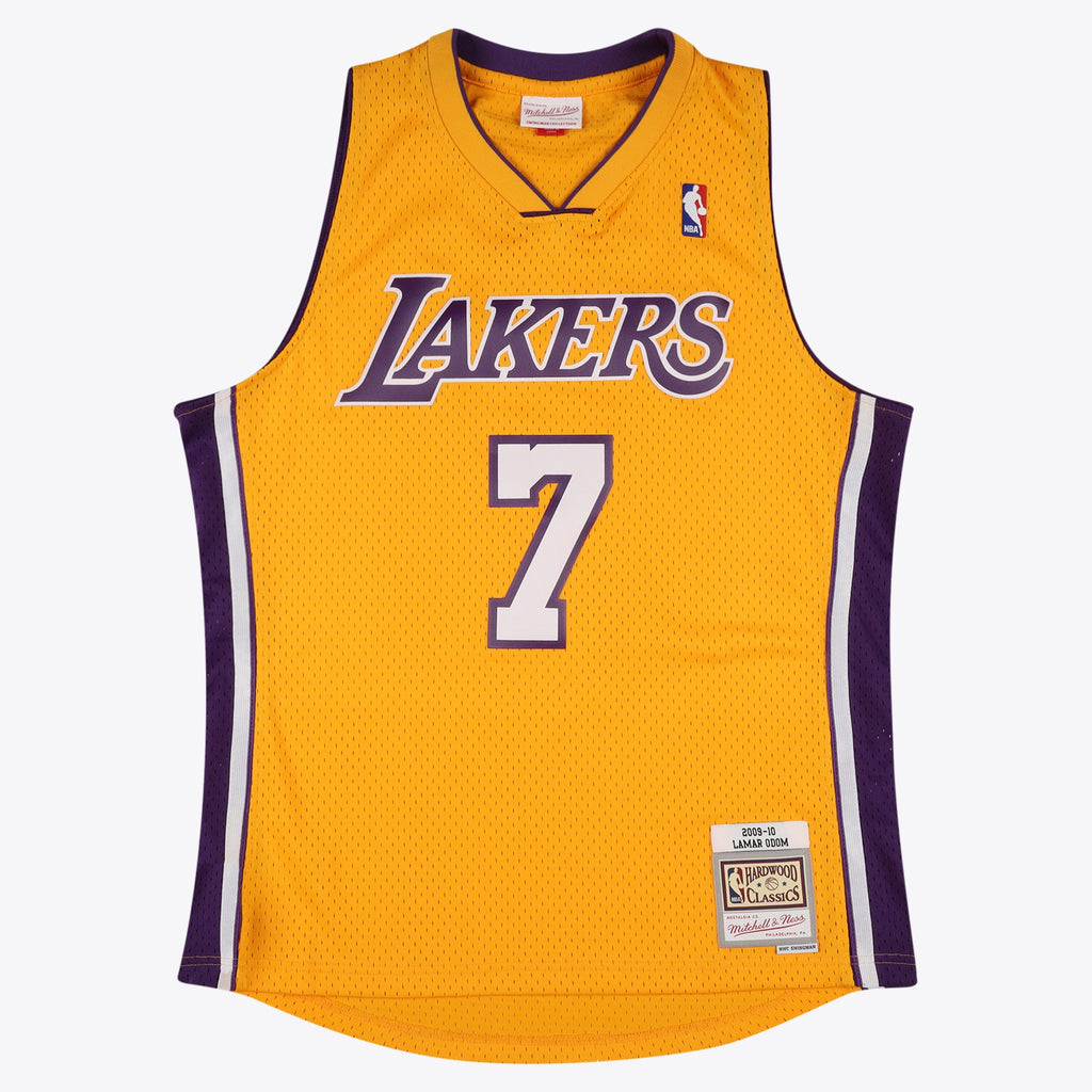 Lamar Odom Los Angeles Lakers Swingman Basketball Jersey