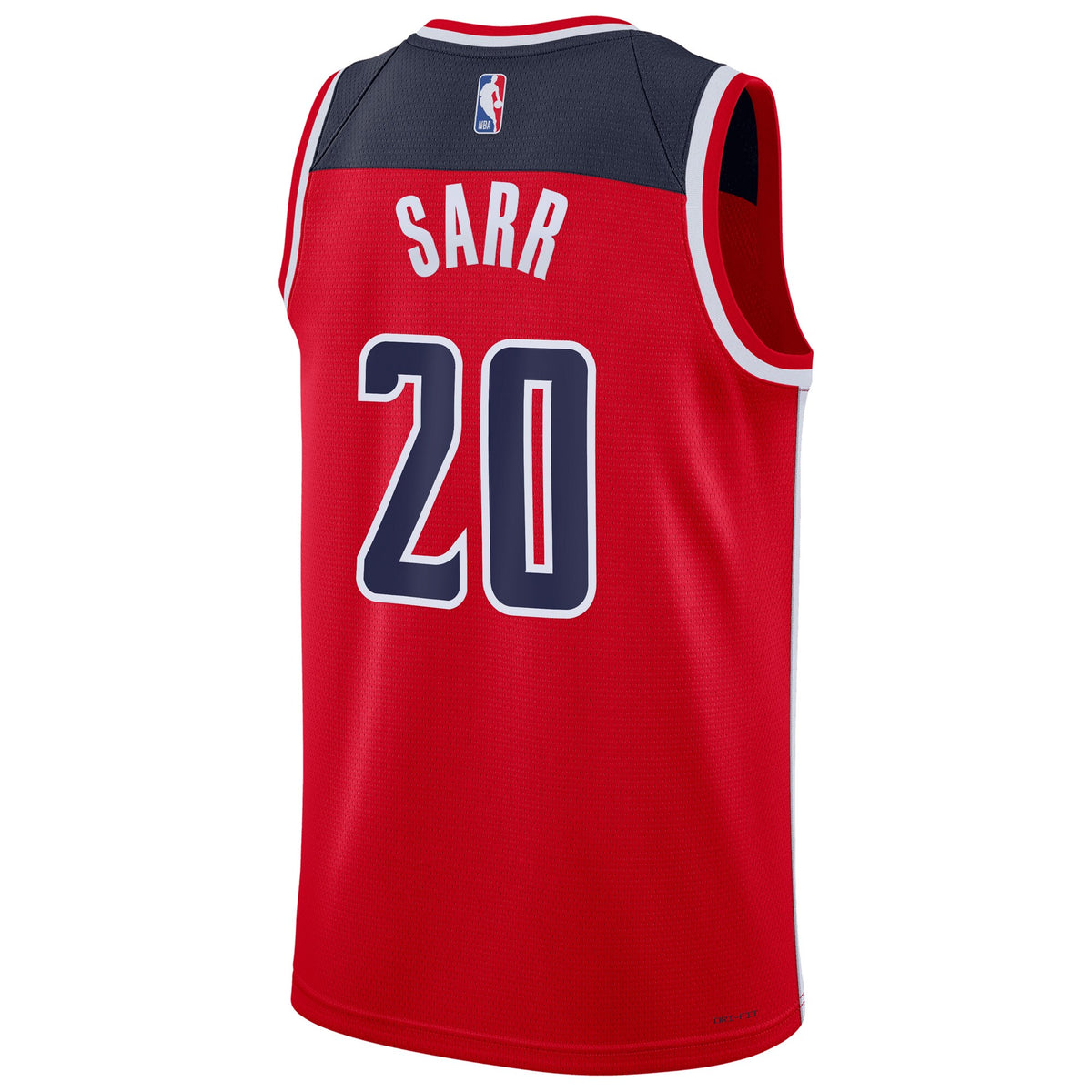 Alexandre Sarr Washington Wizards Swingman Icon Basketball Jersey - Red - Unisex
