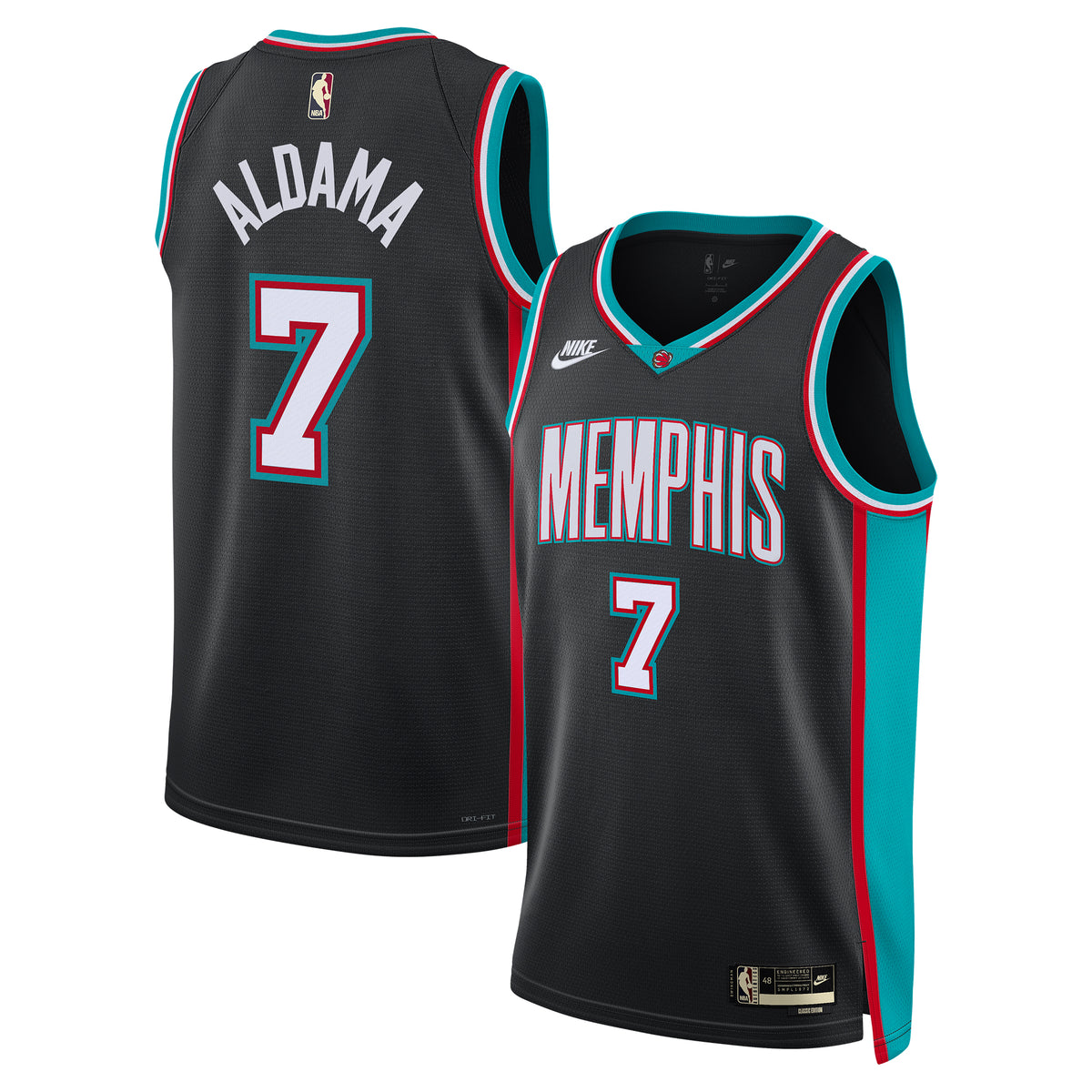 Santi Aldama Memphis Grizzlies Classic Edition Basketball Jersey - Black - Unisex