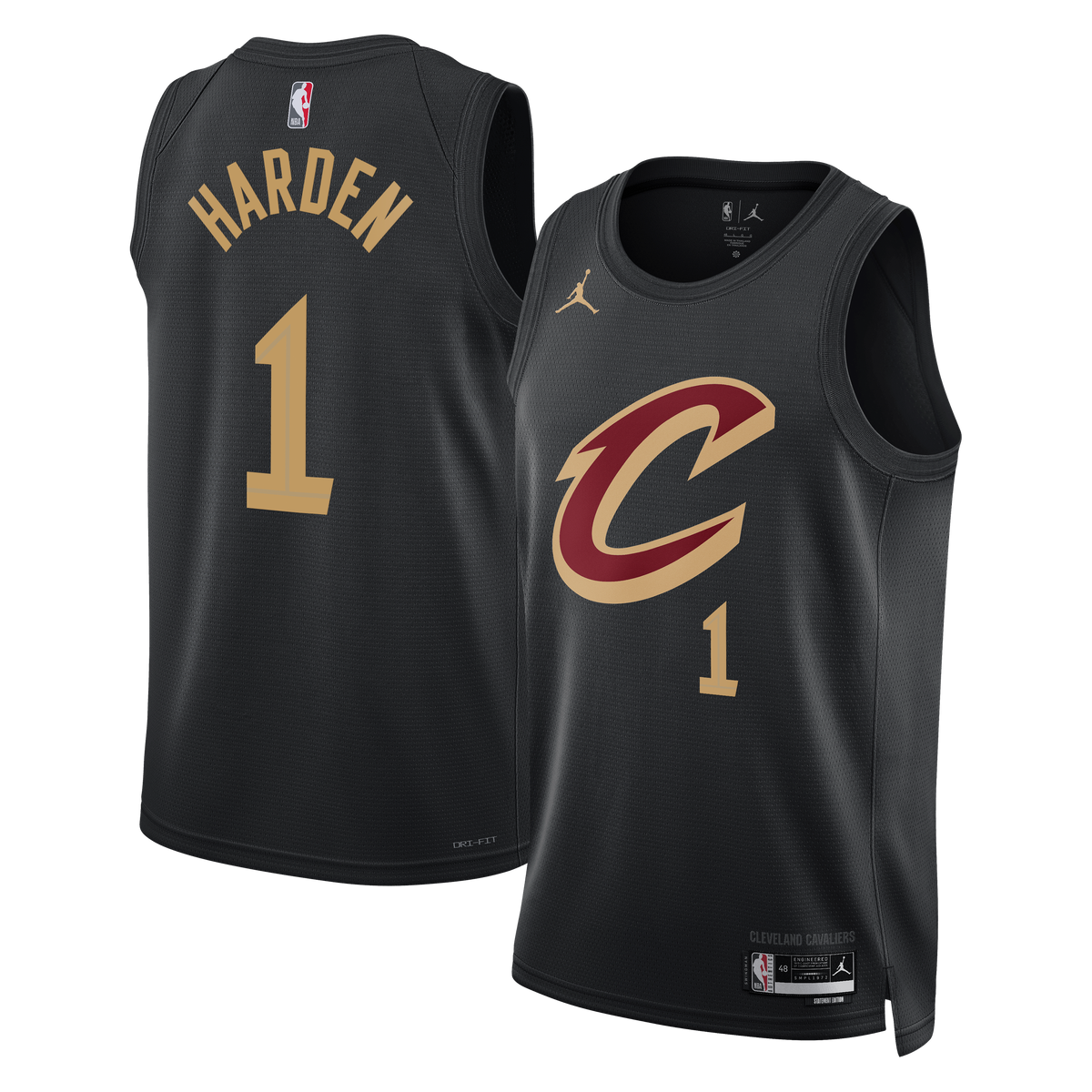 James Harden Cleveland Cavaliers Statement Edition Swingman Basketball Jersey - Black - Unisex