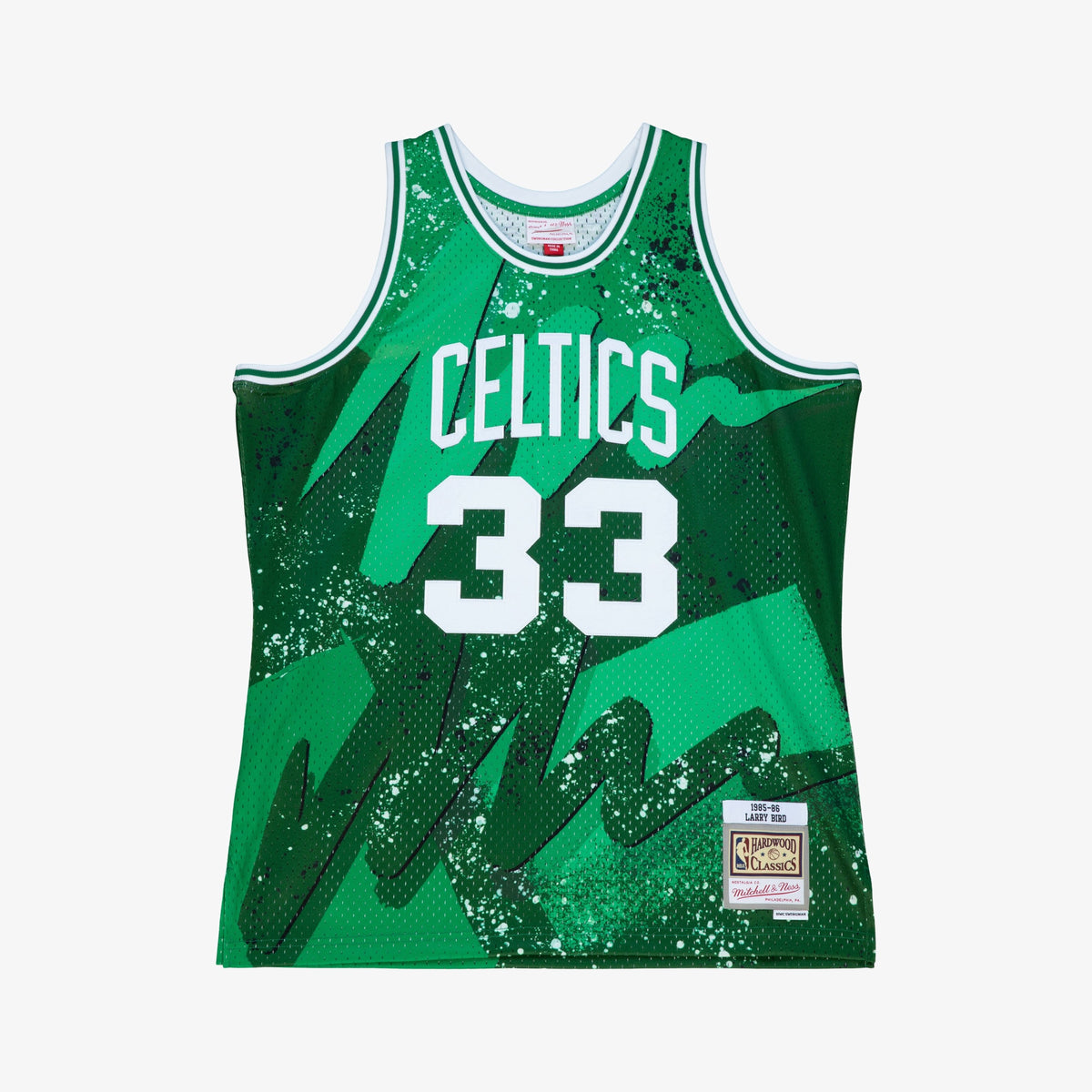 Larry Bird Boston Celtics 1985 Hyper Hoops Swingman Basketball Jersey - Green