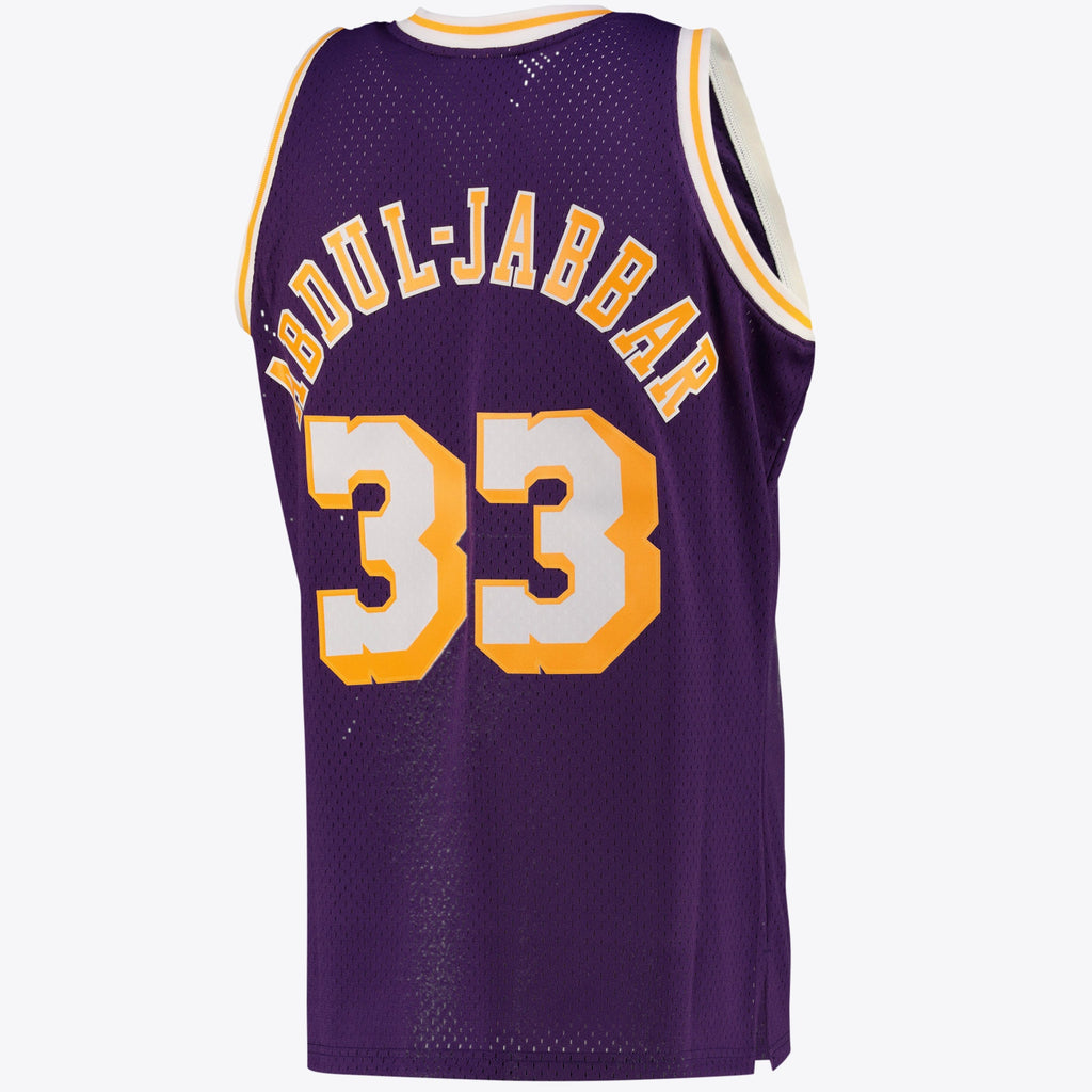 Kareem Abdul - Jabbar Los Angeles Lakers Swingman Alternate Basketball Jersey - Purple - Mens