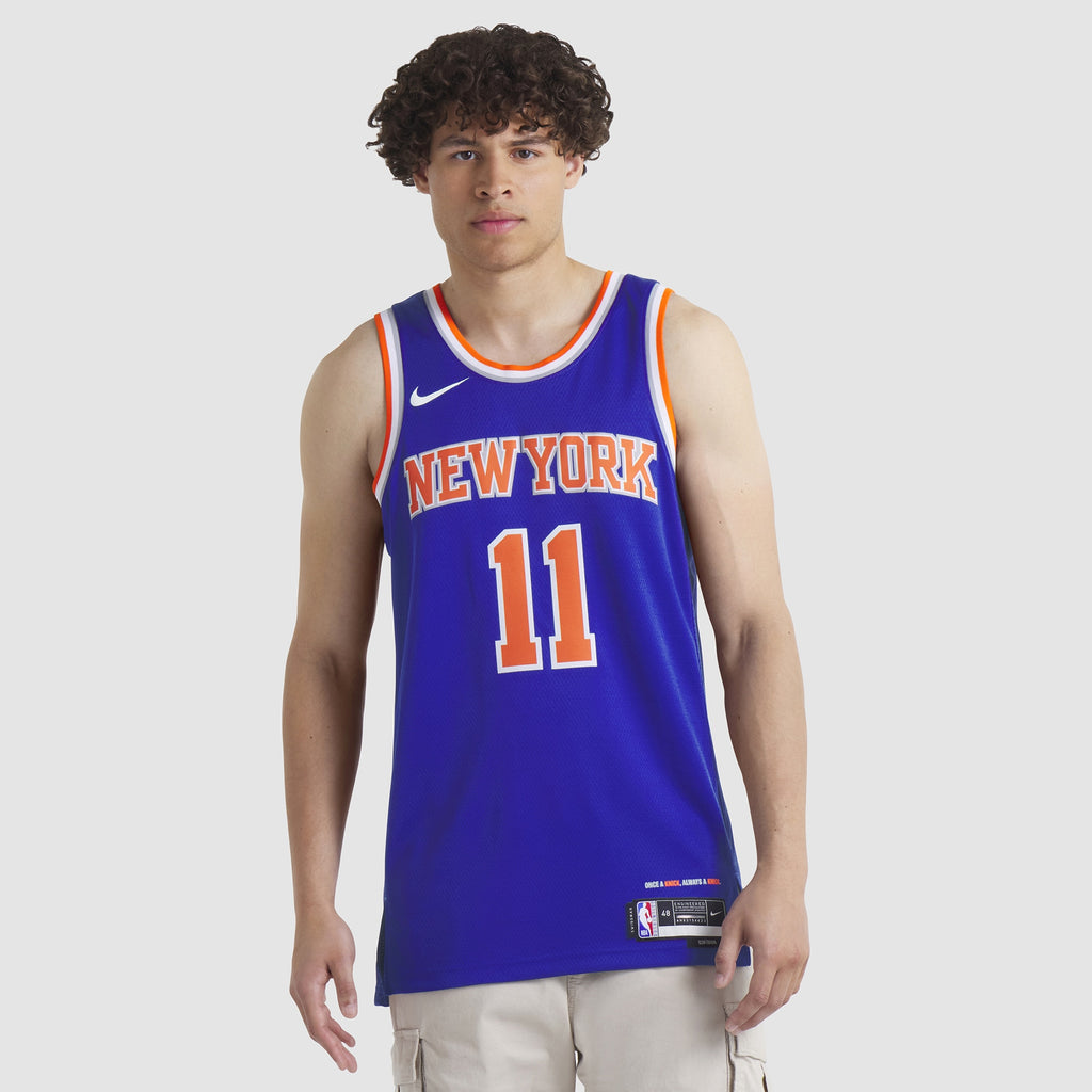 Jalen Brunson New York Knicks Replica Swingman Icon Basketball Jersey - Unisex