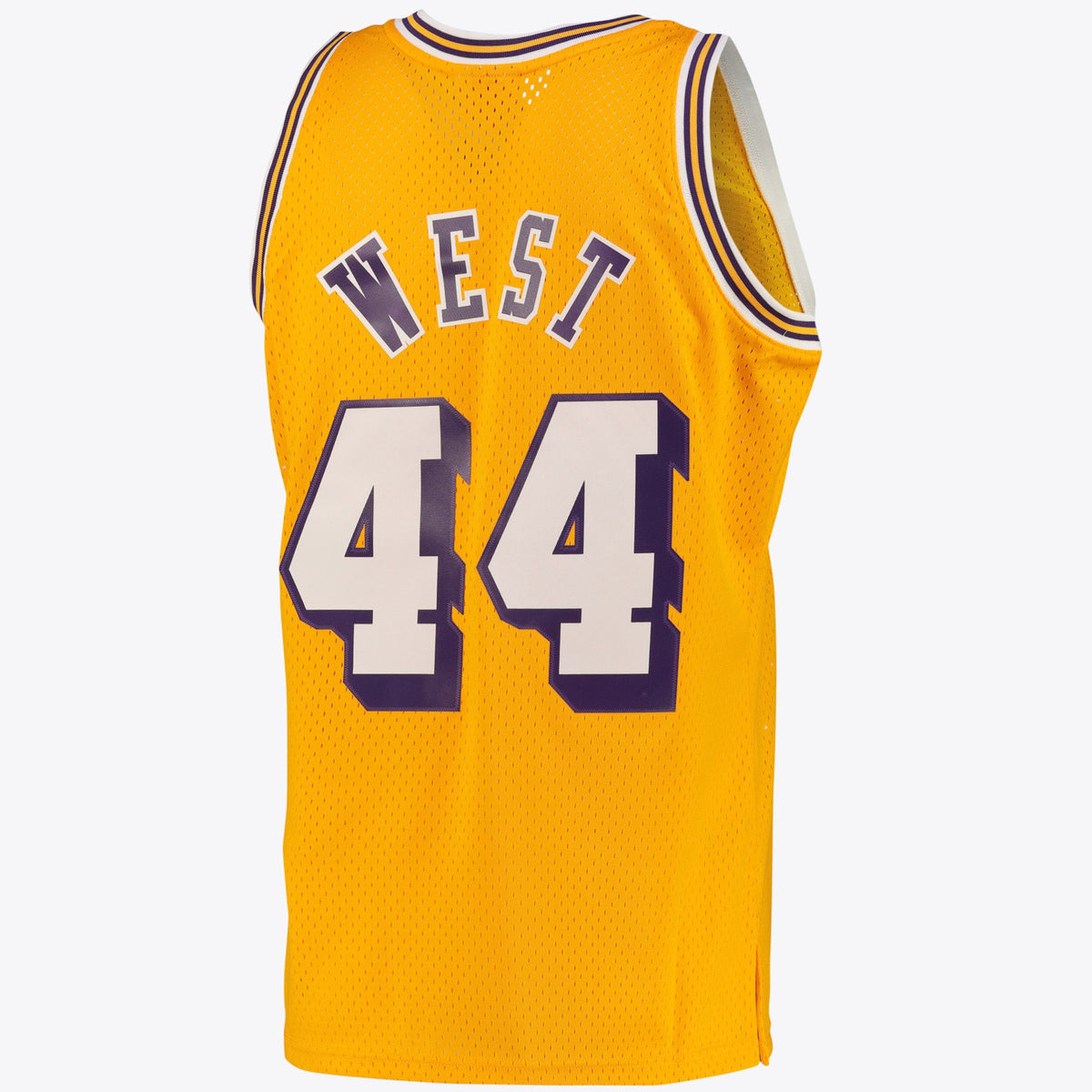 Jerry West Los Angeles Lakers Swingman Road Basketball Jersey - Light Gold - Mens