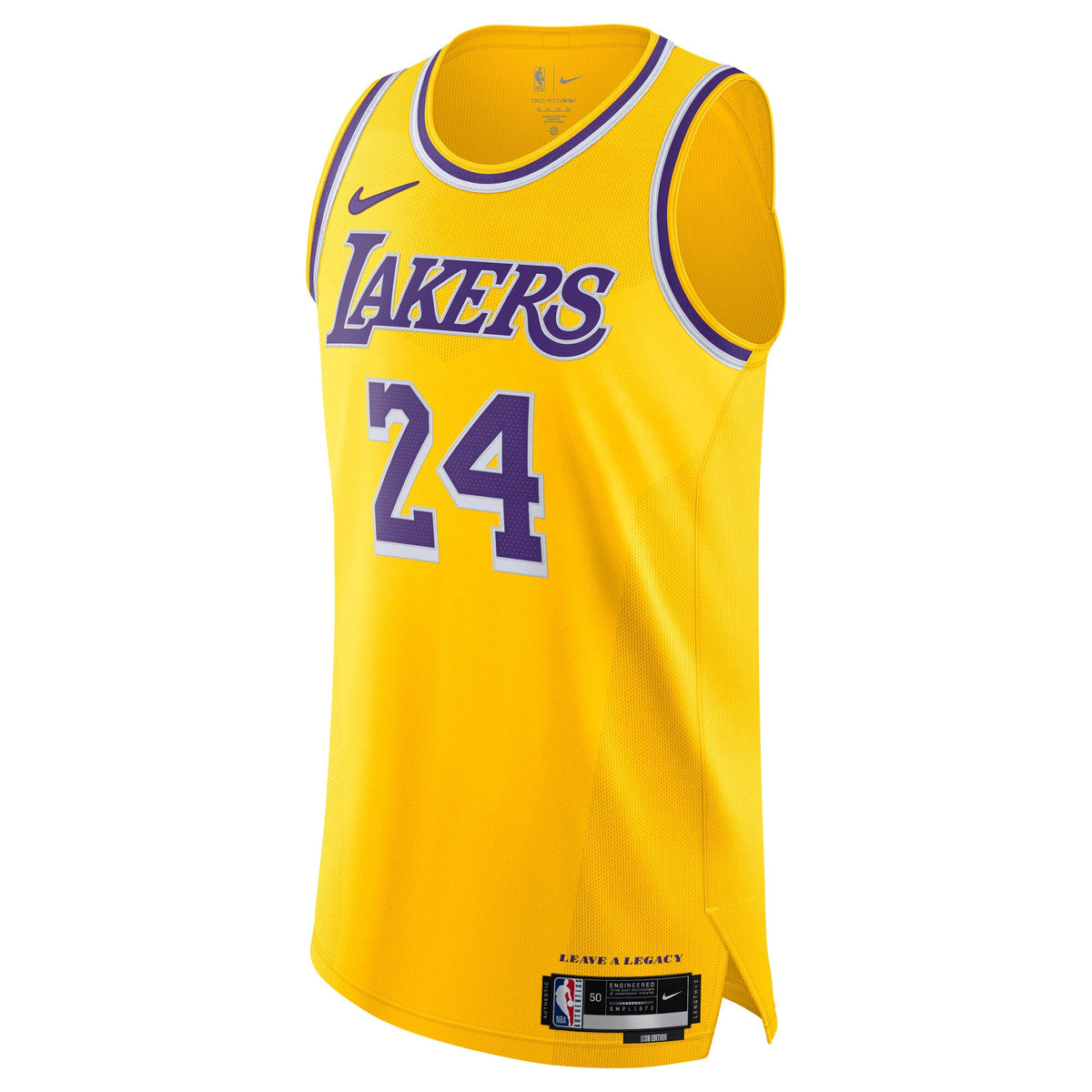Kobe Bryant Los Angeles Lakers Authentic Icon Basketball Jersey - Unisex