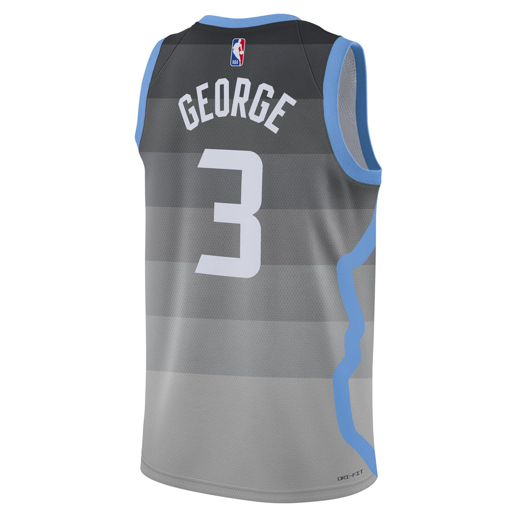 Keyonte George Utah Jazz 2025/26 City Edition Swingman Basketball Jersey - Gray - Unisex