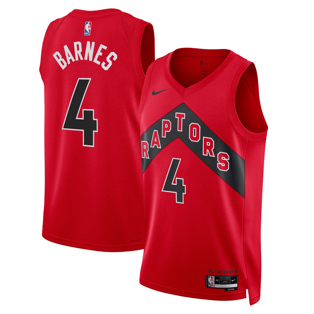 Scottie Barnes Toronto Raptors Unisex Swingman Jersey - Red Icon Edition