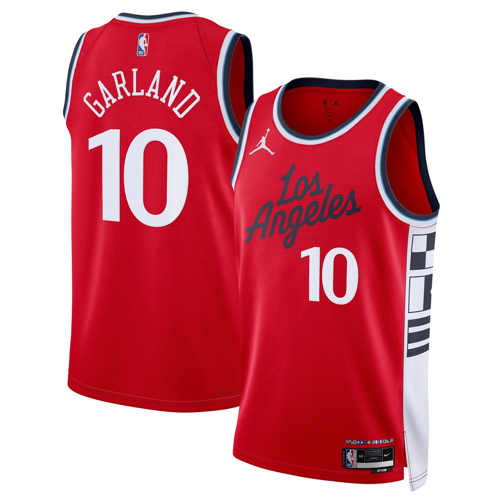 Darius Garland Los Angeles Clippers 2024/25 Statement Edition Swingman Basketball Jersey - Red - Unisex