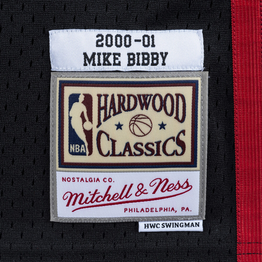 Mike Bibby Vancouver Grizzlies 2000 Authentic Swingman Basketball Jersey - Black