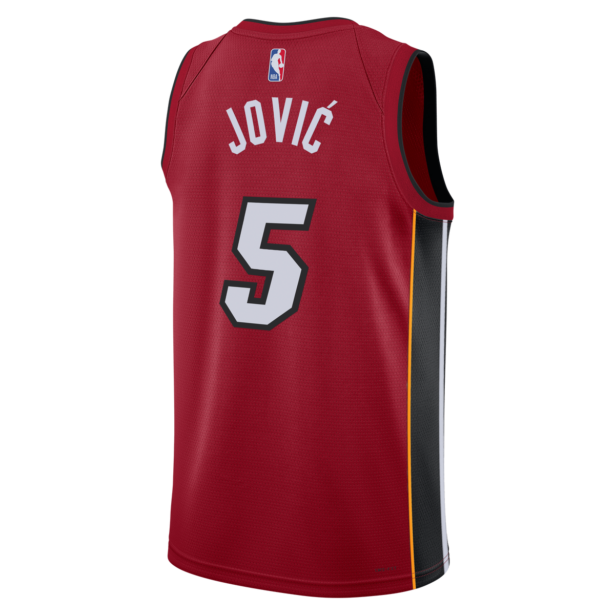 Nikola Jović Miami Heat Statement Edition Swingman Basketball Jersey - Red - Unisex