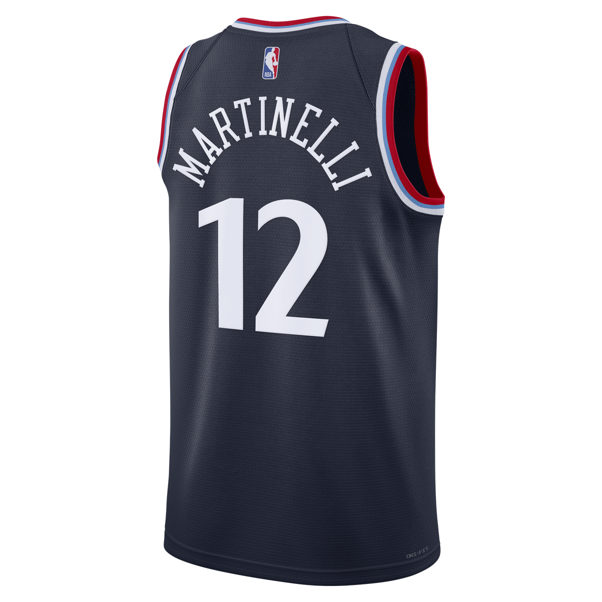 Nick Martinelli Los Angeles Clippers Icon Edition Replica Swingman Basketball Jersey - Navy - Unisex