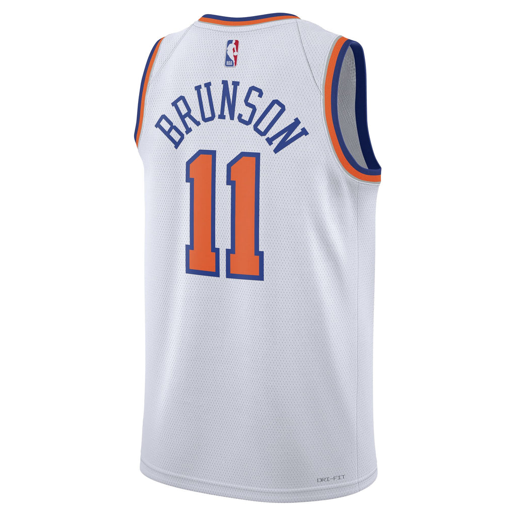 Jalen Brunson New York Knicks Swingman Association Basketball Jersey - Unisex