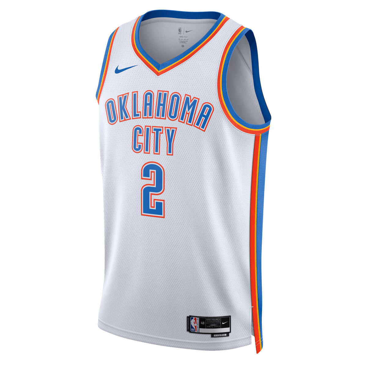 Shai Gilgeous - Alexander Oklahoma City Thunder Swingman Association Basketball Jersey - Unisex