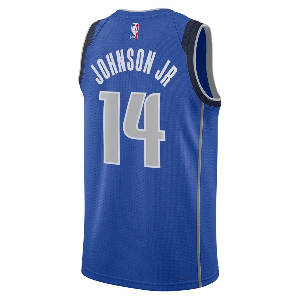 Morez Johnson Jr. Dallas Mavericks Swingman Icon Basketball Jersey - Blue - Unisex