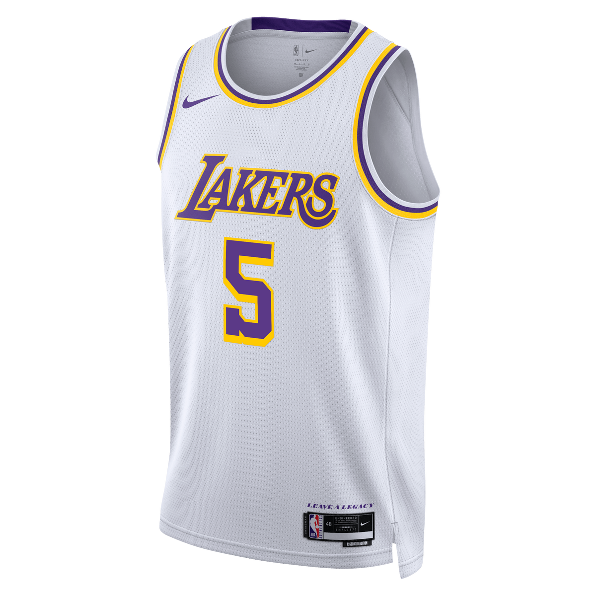 Quentin Grimes Los Angeles Lakers Association Edition Swingman Basketball Jersey - White - Unisex