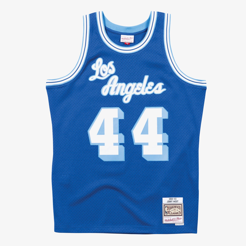 Jerry West Los Angeles Lakers 1960 - 61 Swingman Road Basketball Jersey