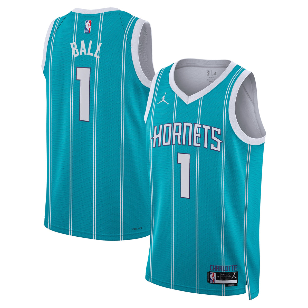 LaMelo Ball Charlotte Hornets Icon Edition Swingman Basketball Jersey - Teal - Unisex