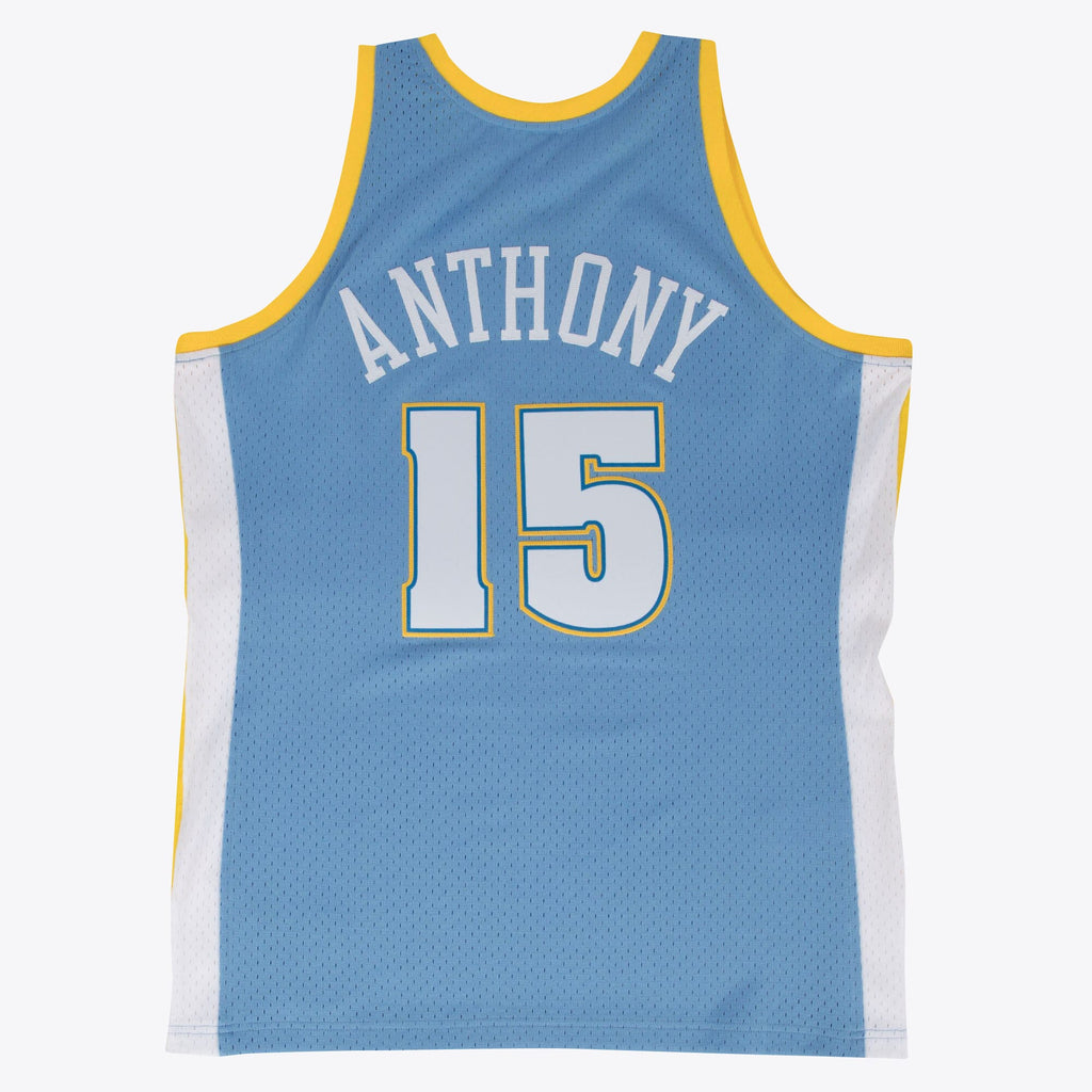 Carmelo Anthony Denver Nuggets 2003 - 04 Hardwood Classics Swingman Road Basketball Jersey - Blue - Mens