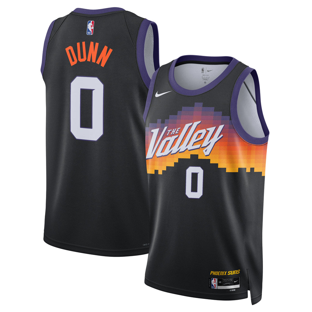 Ryan Dunn Phoenix Suns 2025/26 City Edition Swingman Basketball Jersey - Black - Unisex