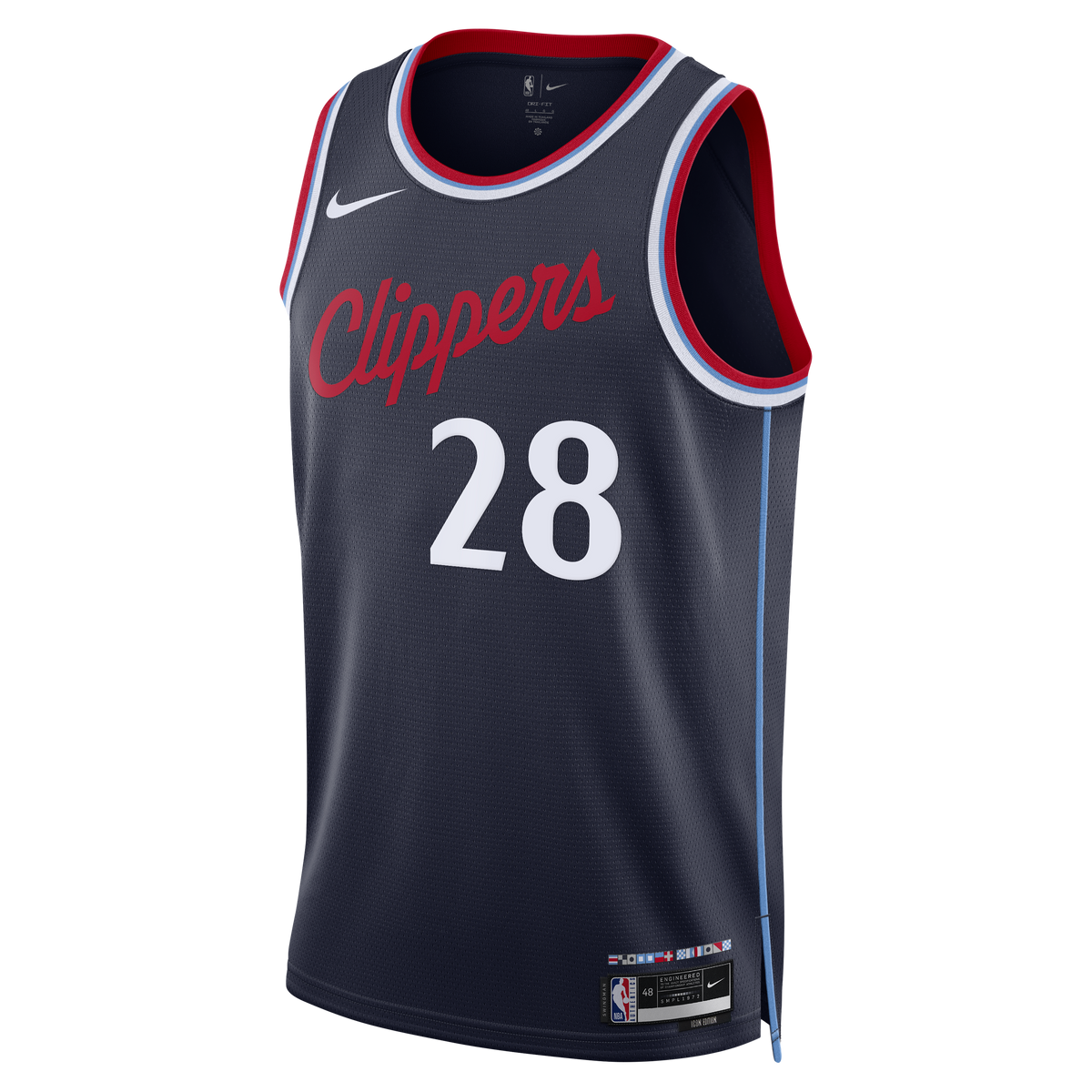 Rui Hachimura Los Angeles Clippers Icon Edition Replica Swingman Basketball Jersey - Navy - Unisex
